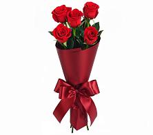 Букет 5 Красных роз Эдлесс Лав в Красково