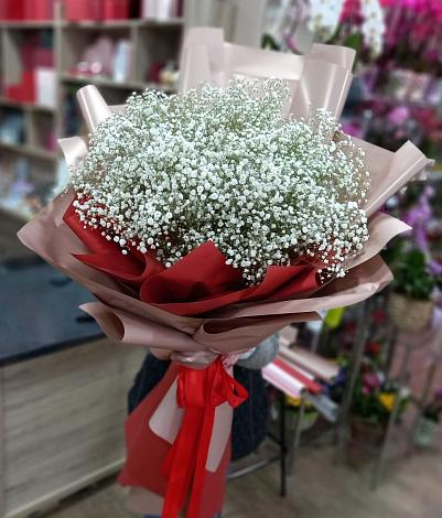 Букет цветов из: Гипсофила в Красково