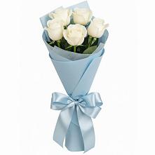 Букет 5 Белых роз Проуд #REPLACE_PRED# Красково