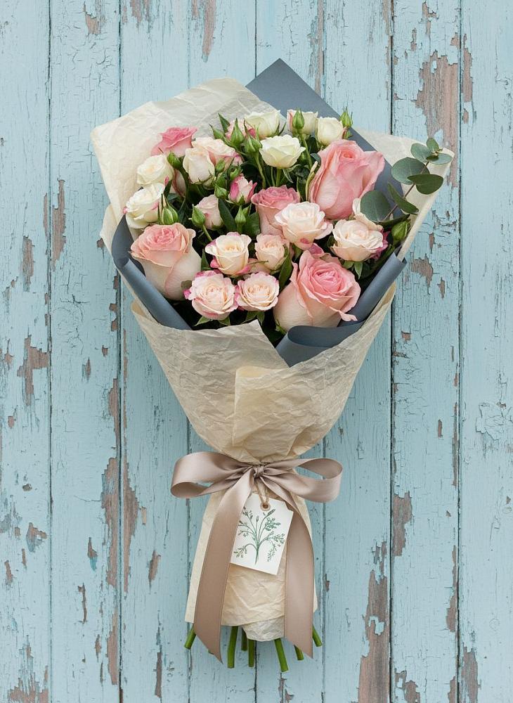 Букет цветов из: Розы в Красково