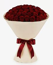 Букет 101 Бордовая роза Блэк Бакарра в Красково