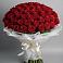 Букет 101 Красная роза Блэк Мэджик в Красково