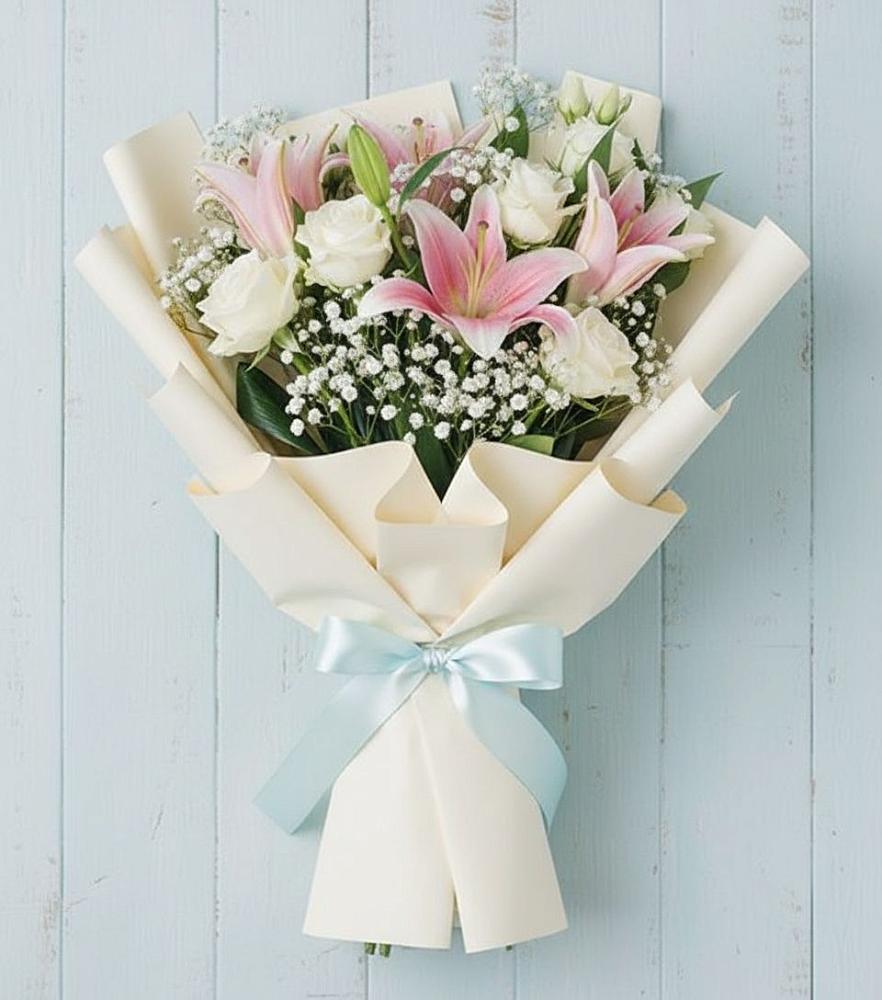 Букет цветов из: Лилии в Красково