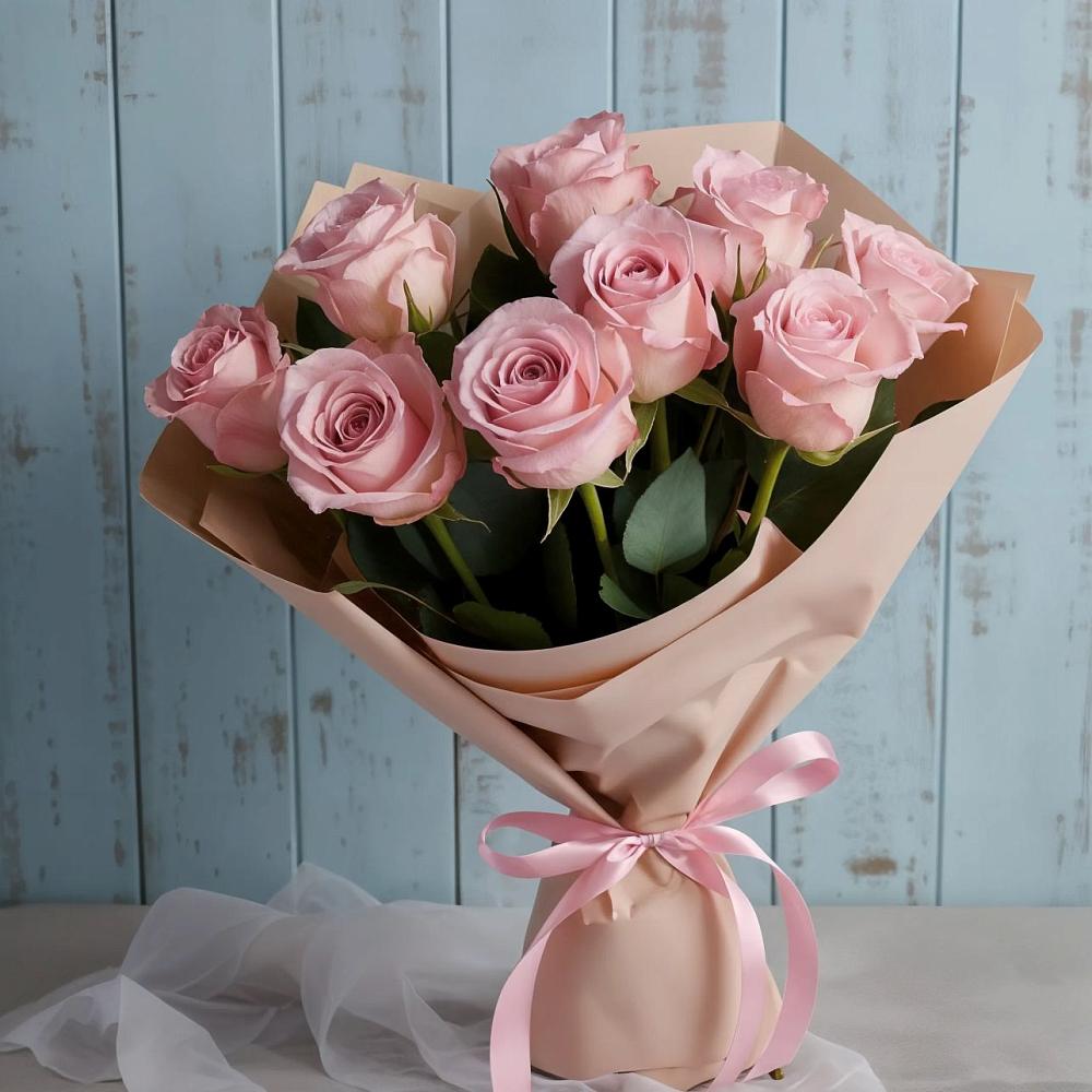 Букет цветов из: Розы в Красково