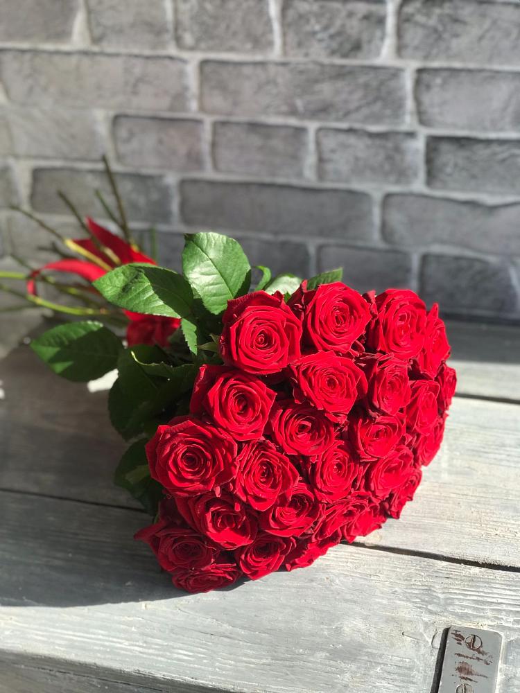 Букет Красные розы Фридом в Красково
