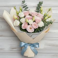 Букет цветов из:  Лизиантусы #REPLACE_PRED# Красково