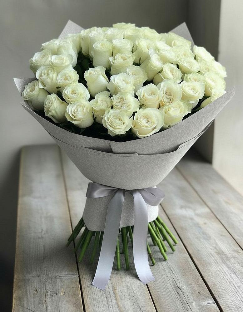 Букет 35 Белых роз в Красково