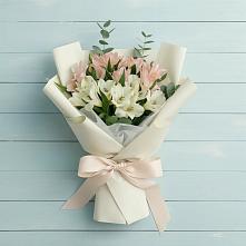 Букет цветов из:  Альстромерии в Красково
