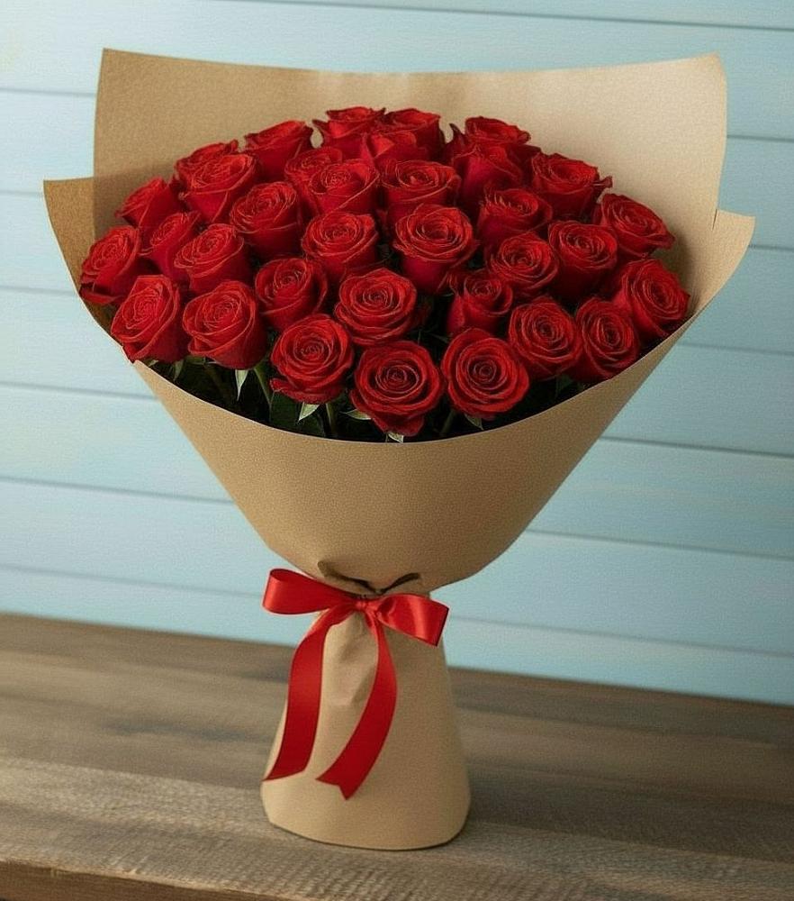 Букет Красные розы Милано в Красково