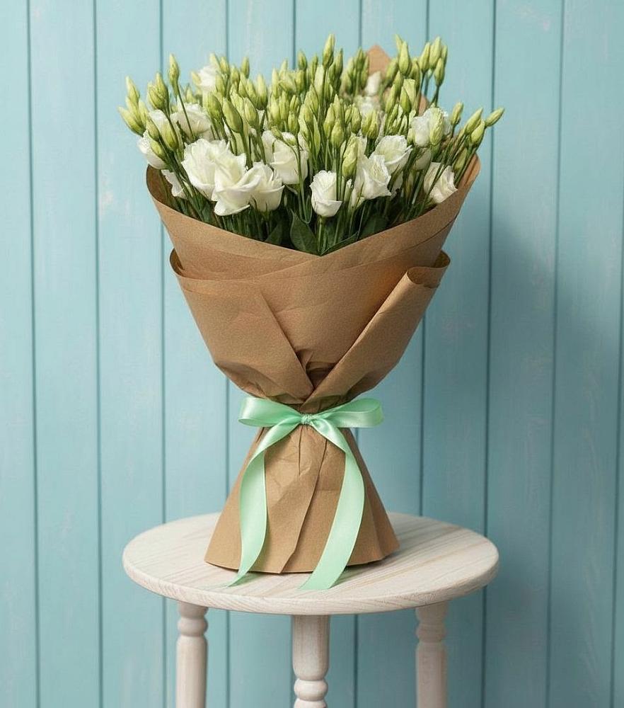 Букет цветов из: Лизиантусы в Красково