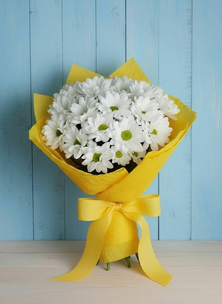 Букет цветов из: Хризантемы в Красково