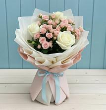 Букет цветов из:  Розы в Красково