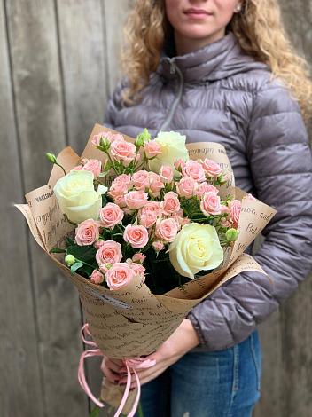 Букет цветов из: Розы в Красково