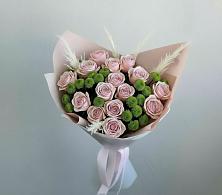 Букет цветов из:  Розы и Хризантемы в Красково