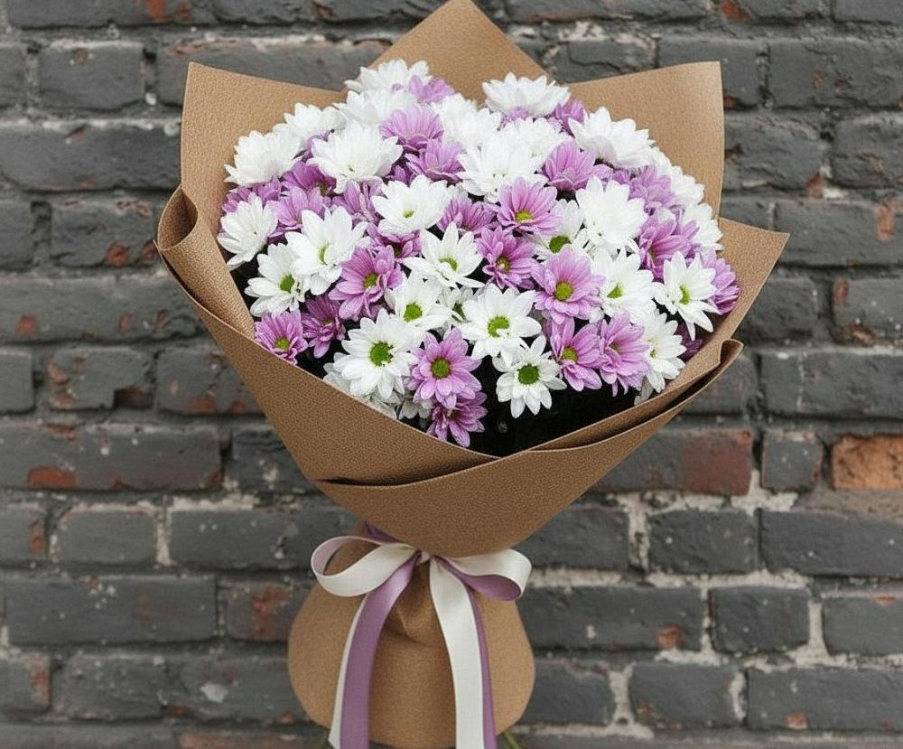 Букет цветов из: Хризантемы в Красково
