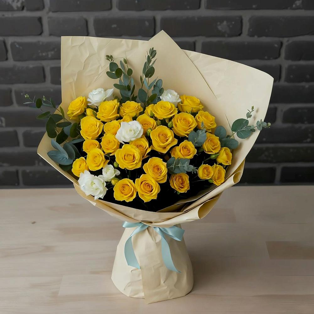 Букет цветов из: Розы в Красково