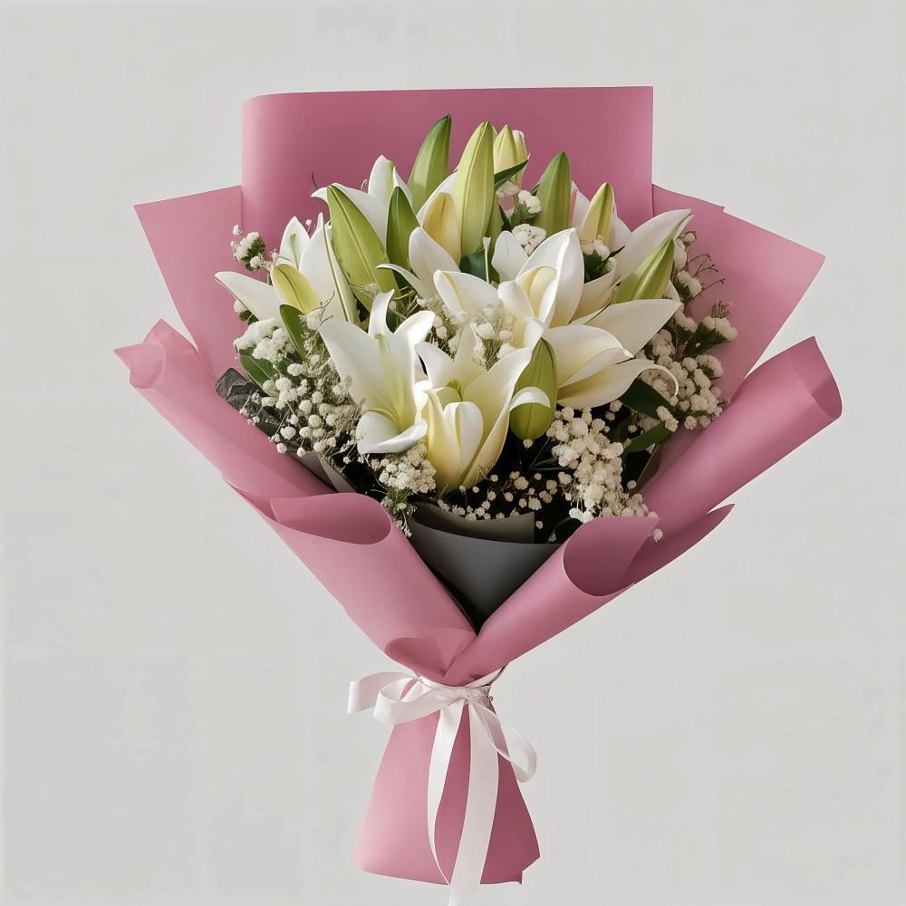 Букет цветов из: Лилии в Красково