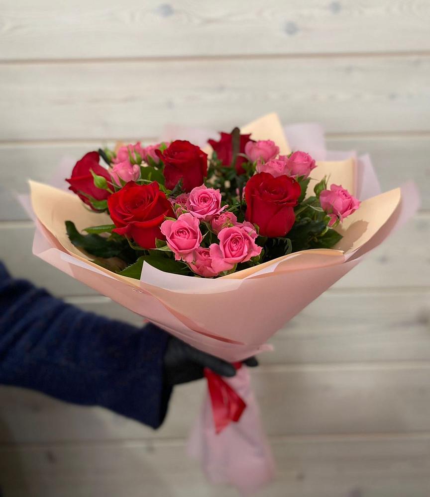 Букет цветов из: Розы в Красково