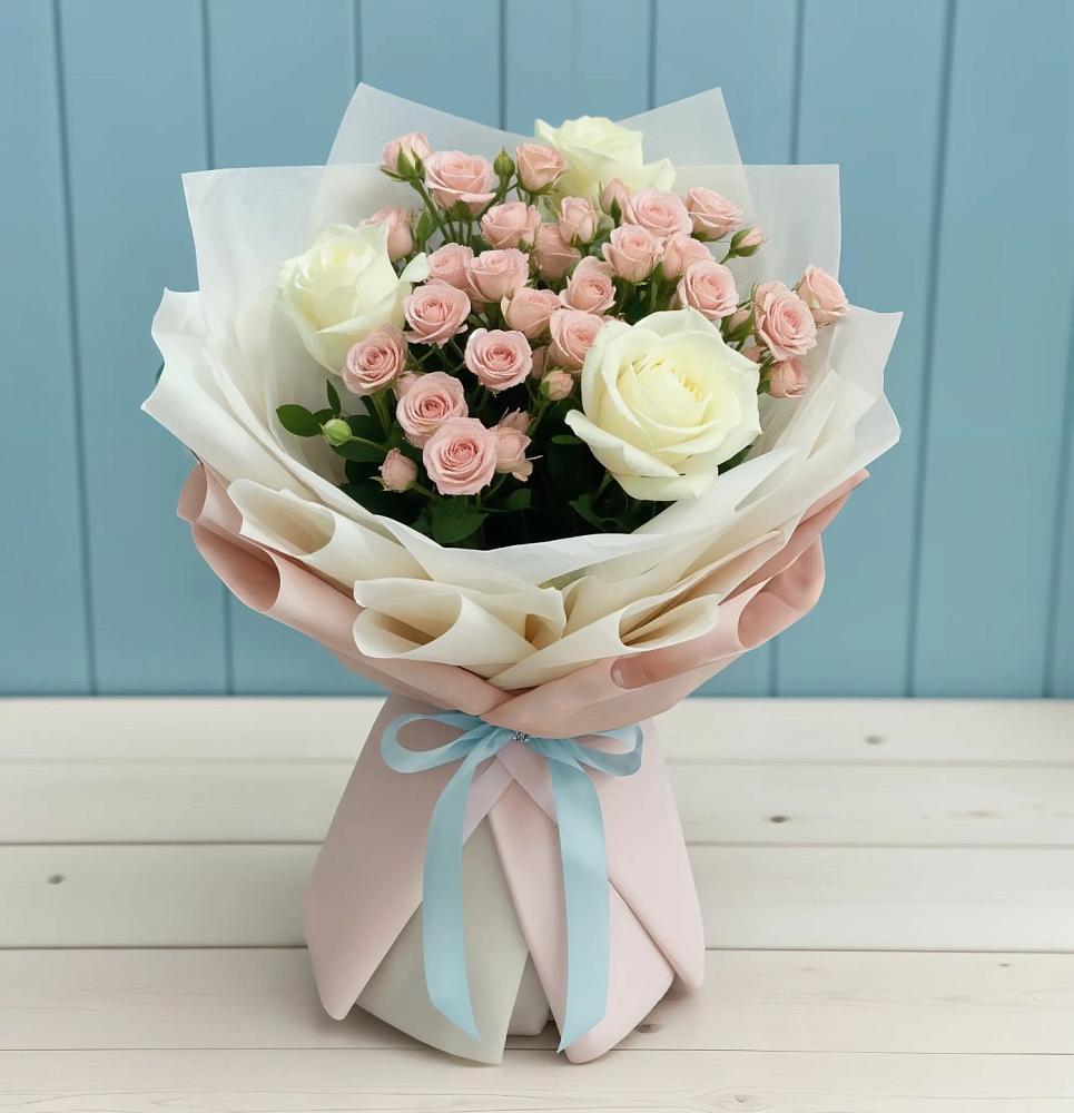 Букет цветов из: Розы в Красково