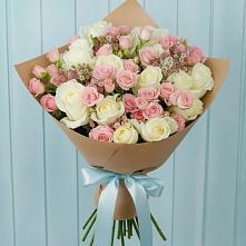 Букет цветов из:  Розы в Красково